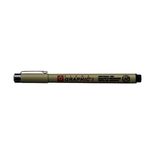 [1385351] Fineliner Sakura Pigma Graphic 1 1.0mm zwart