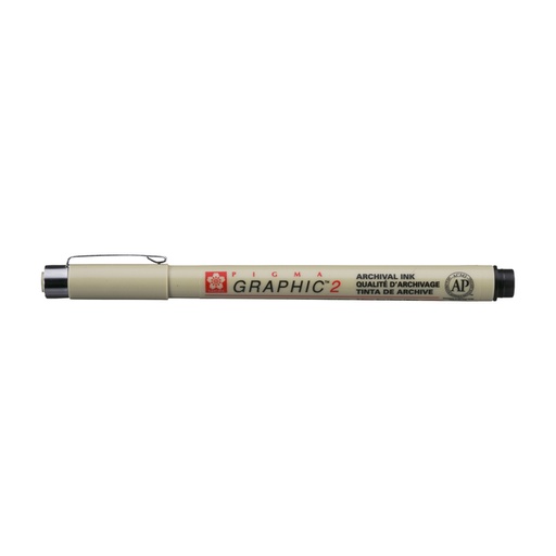 [1385353] Fineliner Sakura Pigma Graphic 2 2.0mm zwart