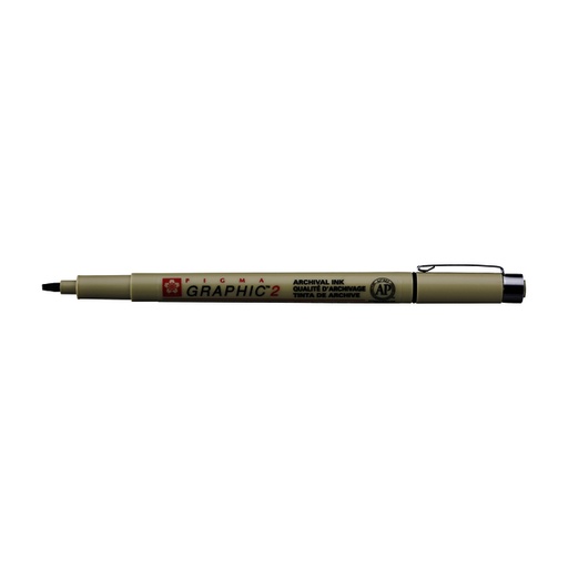 [1385353] Fineliner Sakura Pigma Graphic 2 2.0mm zwart