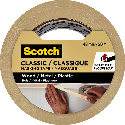 [1386798] Afplaktape Scotch Classic 48mmx50m beige