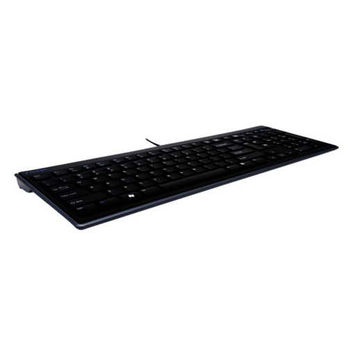 [1386559] Clavier Kensington Advance Fit filaire Full-size plat