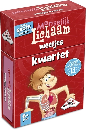 [1386733] Menselijk lichaam weetjes kwartet