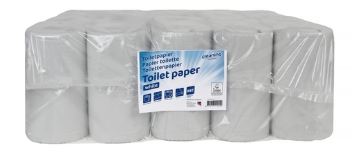 [1386876] Papier toilette Cleaninq recyclé 2 épaisseurs 400 feuilles blanc