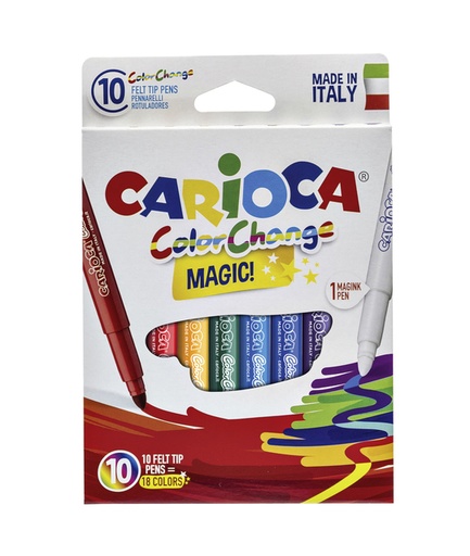 [1386817] Feutre magique Carioca Magic set 10 pièces assorti