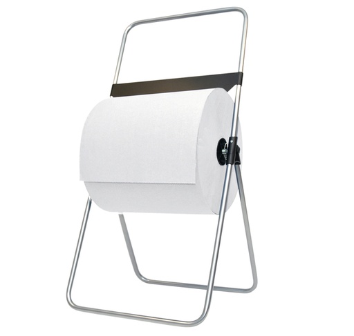 [1387000] Poetspapierdispenser Euro Products V1 vloerstandaard zilver 438300