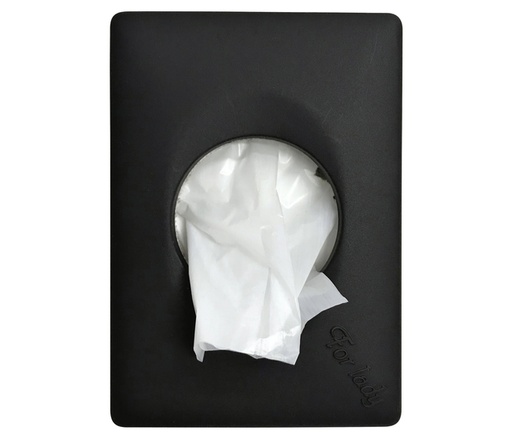 [1387023] Distributeur sachet serviette hygiénique QuartzLine 441951 Q29 noir