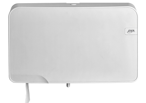 [1387024] Distributeur papier toilette QuartzLine Q5 441007 Mini Jumbo Duo blanc