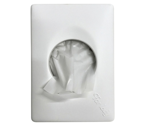 [1387025] Distributeur sachet serviette hygiénique QuartzLine 441901 Q29 blanc