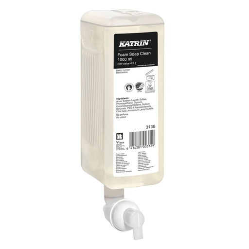 [1386357] Handzeep Katrin Clean schuim 1000ml 3136