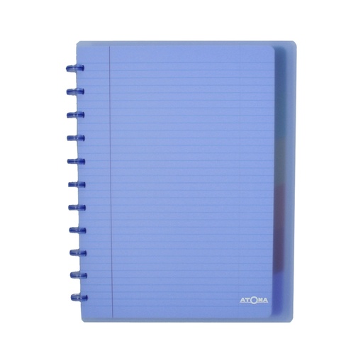 [1386909] Cahier Atoma A4+ ligné 120 pages 90g PP transparent assorti