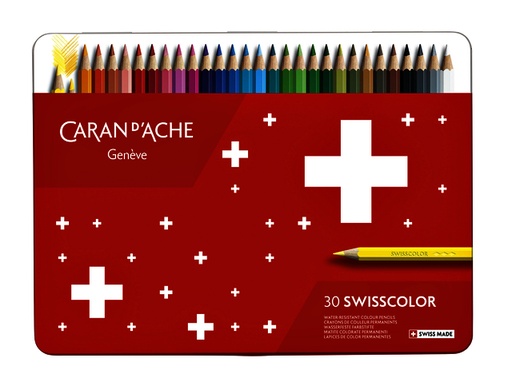 [1387129] Kleurpotloden Caran d'Ache Swisscolor 30stuks ass