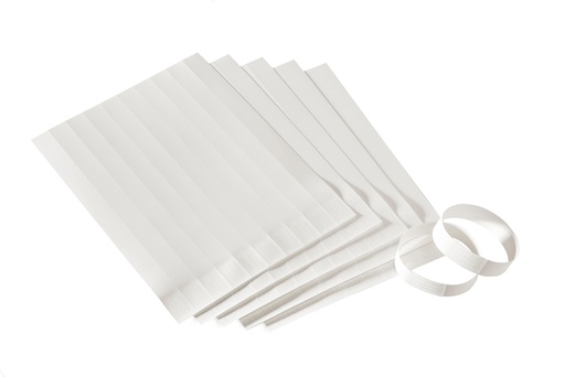 [1386897] Polsband Colop E-mark 250x19mm 100 stuks wit