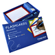 [1000208] Flashcards Correctbook 75x110mm Ligné assorti 144 pièces
