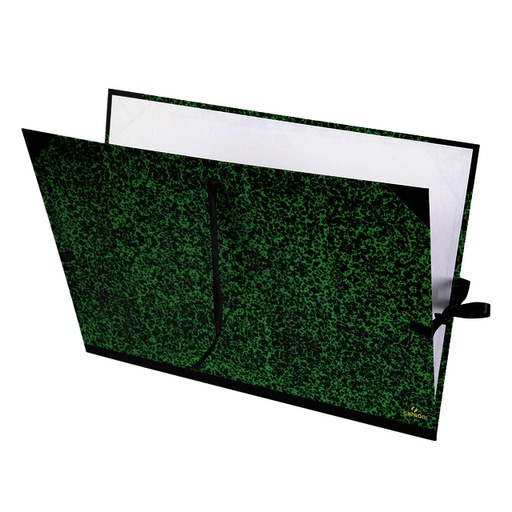 [1387090] Tekenmap Canson 52x72cm kleur groen annonay sluiting met linten