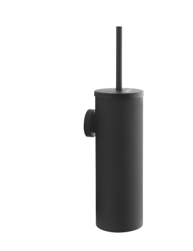 [1386030] Brosse toilette BlackSatino avec support métal Noir