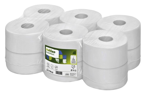 [1386043] Papier toilette Satino Comfort JT1 317810  2 épaisseurs 180m blanc
