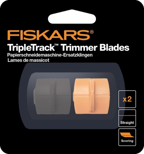 [1386012] Lame de réserve Fiskars Triple Track set 2 pièces assorti