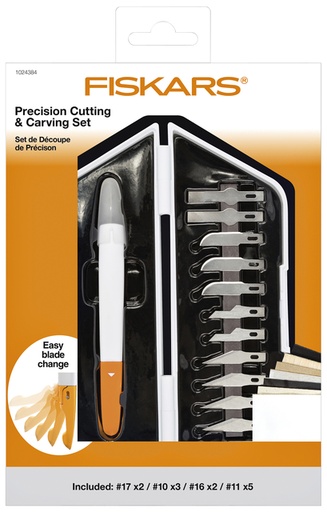 [1386011] Lame Fiskars Premium Precision 12 pièces