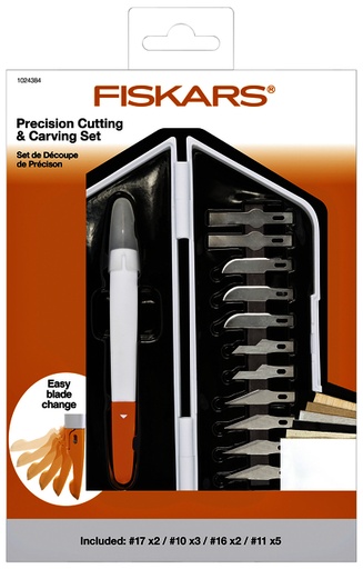 [1386011] Lame Fiskars Premium Precision 12 pièces