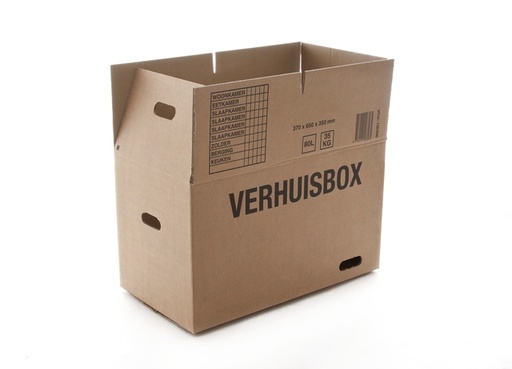 [1387695] Verhuisdoos IEZZY 370x650x350 dubbelgolf bruin 7mm