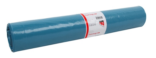 [892263] Afvalzak Quantore LDPE T50 160L blauw extra stevig 90x110cm rol à 20st