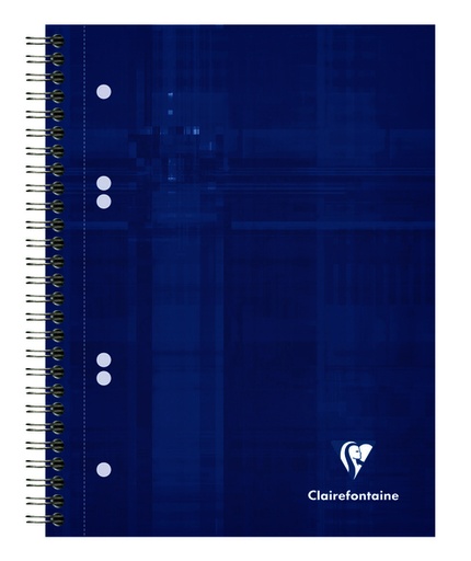 [1388344] Collegeblok Clairefontaine Studium A5+ ruit 5x5mm 6-gaats 80 pagina's assorti