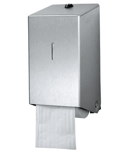 [1388538] Distributeur papier toilette Euro Products 438001 avec embouts duo Inox