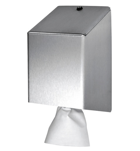 [1388544] Poetspapierdispenser Euro Products universeel medium zilver 438990
