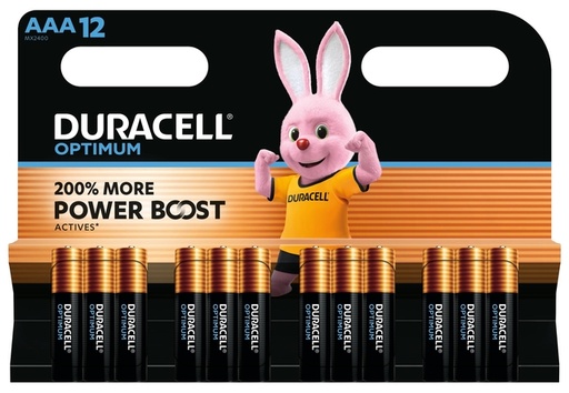 [1388148] Pile Duracell Optimum 12x AAA