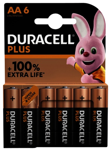 [1387931] Pile Duracell Plus 6x AA