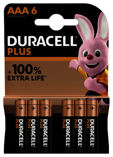 [1388145] Batterij Duracell Plus 6xAAA