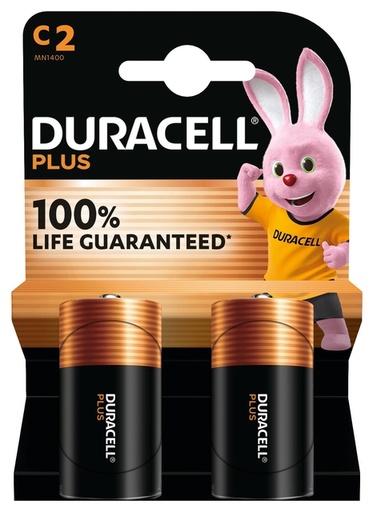 [1388153] Batterij Duracell Plus 2x C