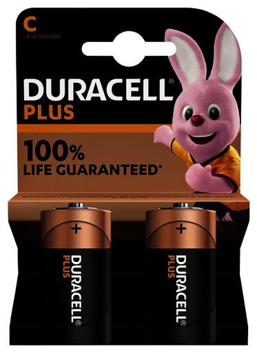 [1388153] Batterij Duracell Plus 2xC