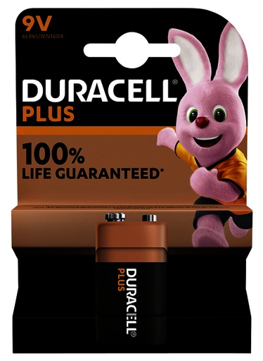 [1388155] Pile Duracell Plus 1x 9 volt