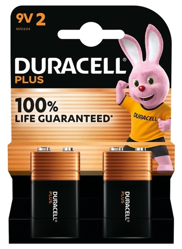 [1388157] Pile Duracell Plus 2x 9 volt