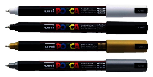 [1386105] Verfstift Posca PC1MR extra fijn geel