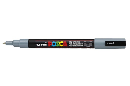 [1386093] Paintmarker Uni POSCA PC3M fijn grijs