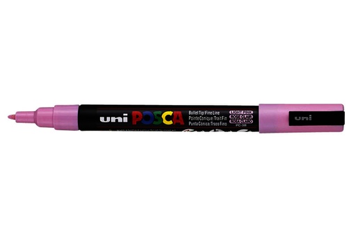 [1386124] Verfstift Posca PC3M fijn lichtroze