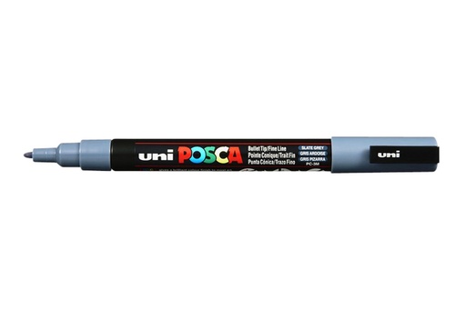 [1386140] Paintmarker Uni POSCA PC3M fijn leisteengrijs