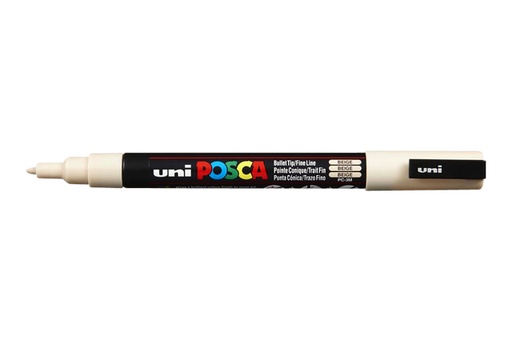 [1386149] Paintmarker Uni POSCA PC3M fijn beige