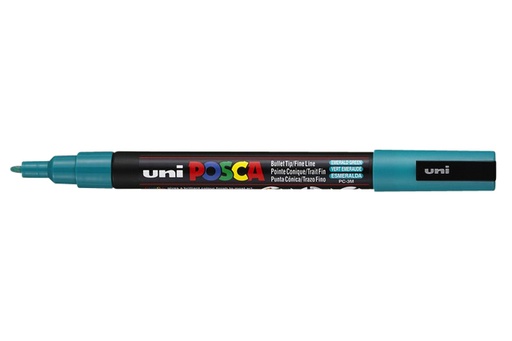 [1386163] Paintmarker Uni POSCA PC3M fijn smaragdgroen