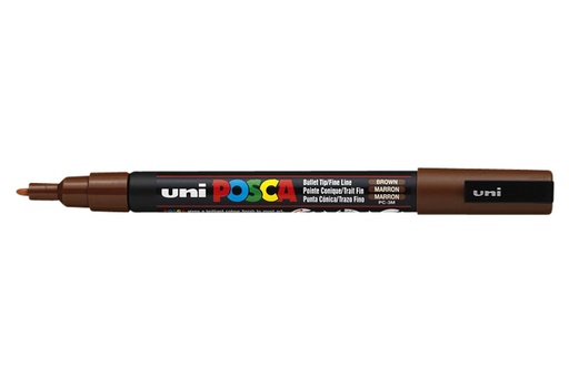 [1386096] Paintmarker Uni POSCA PC3M fijn bruin
