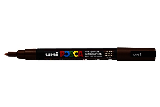 [1386096] Verfstift Posca PC3M fijn bruin