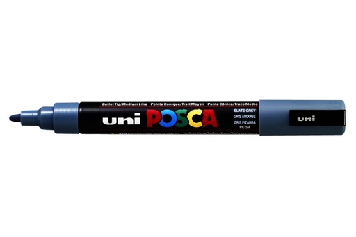 [1386156] Verfstift Posca PC5M medium leisteengrijs