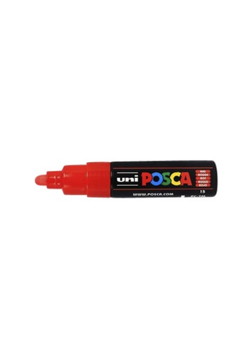 [1386106] Paintmarker Uni POSCA PC7M breed rood