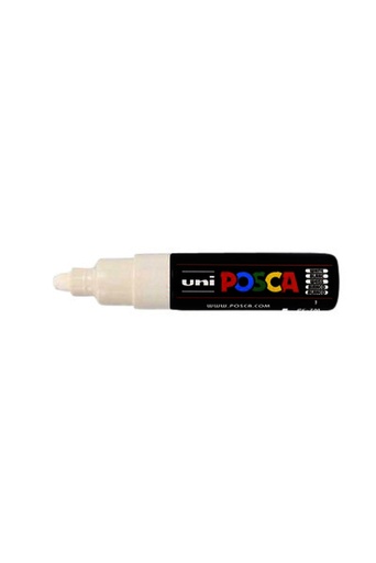 [1386128] Verfstift  Posca PC7M breed wit