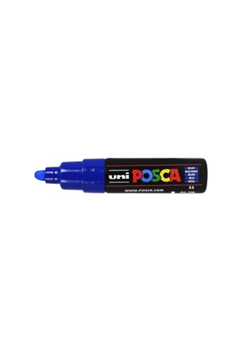 [1386159] Paintmarker Uni POSCA PC7M breed donkerblauw