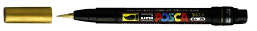 [1386089] Brushverfstift Posca PCF350 1-10mm goud