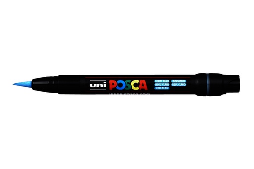 [1386131] Brushverfstift Posca PCF350 1-10mm lichtblauw