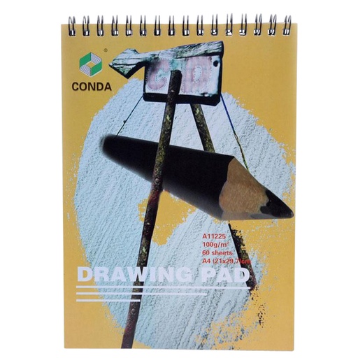 [1387627] Papier à dessin Conda A4 100g/m2